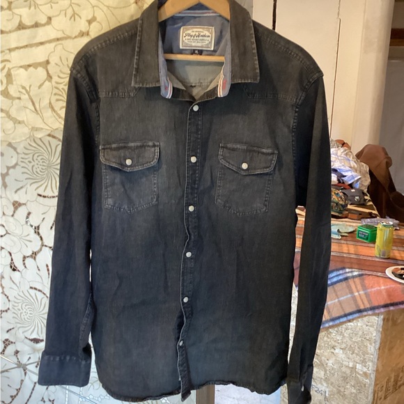 Flag & Anthem Other - Flag & Anthem Shirt Mens XL Western Snap Button Long Sleeve Casual